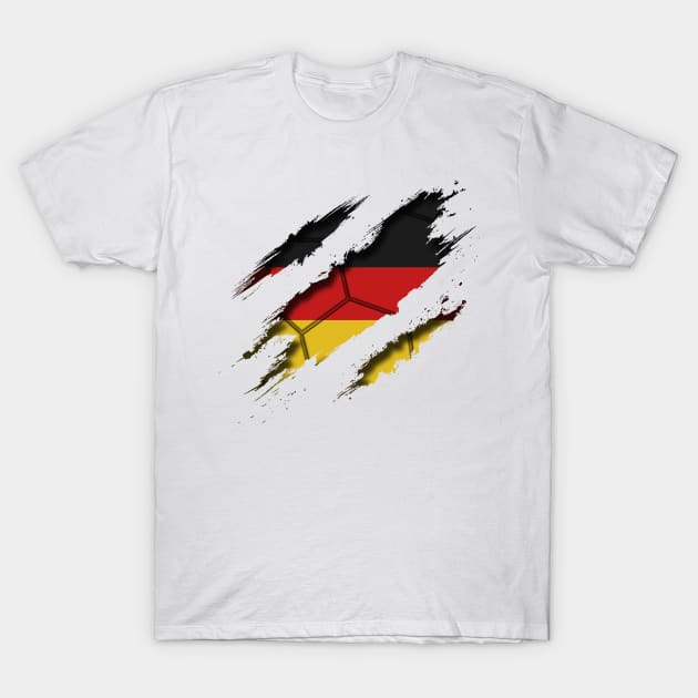 Germany Football T-Shirt by blackcheetah